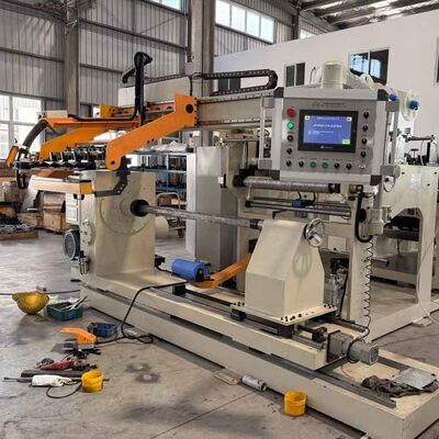 Трансформаторная намотка фольги с мощностью намотки 15 кВт, регулирование пневматического напряжения для фольги из меди 0,2-2,0 мм